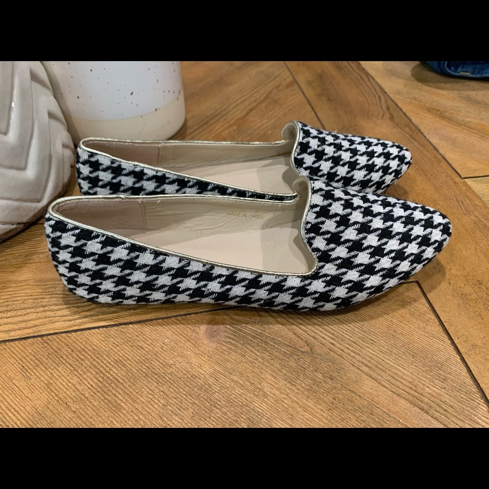Vodar Black and white checkered Flats